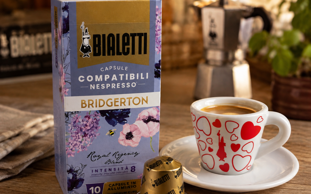 Bialetti Bridgerton – talianska káva v trochu anglickom kabáte